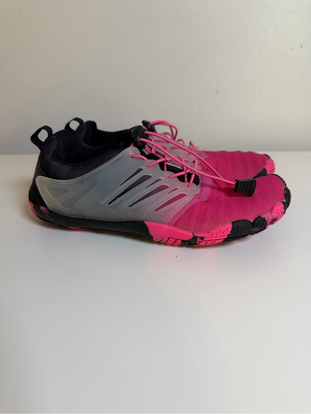 Nortiv8 Swim Water Shoes Pink Black Womens Size 7.5 Diving Quick Dry Beach Pool